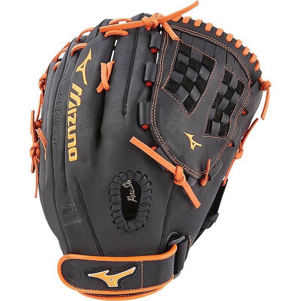 Mizuno MVP Prime SE Fastpitch 12.5" Női Kesztyű Fekete/Narancssárga FRD572094